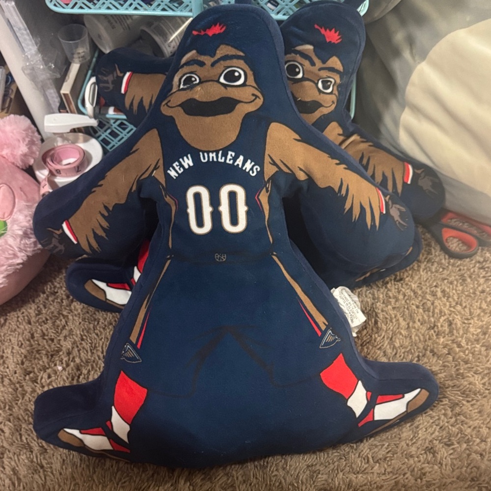 New Orleans Mascot Stuffed Animal Toy - Blue and Brown